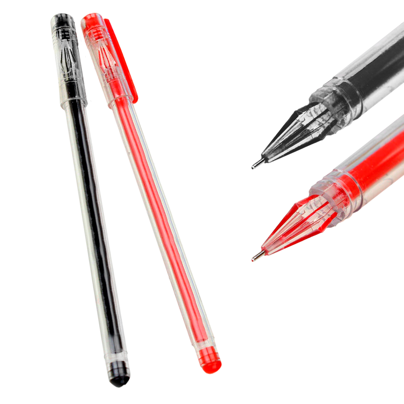 PLUMA DE DISEÑO ROJA O NEGRA