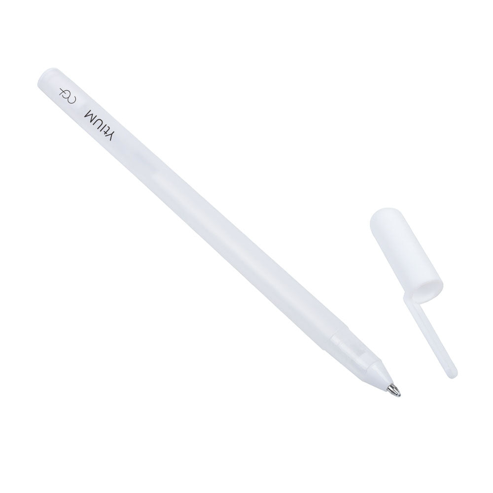 PLUMA DE DISEÑO BLANCA