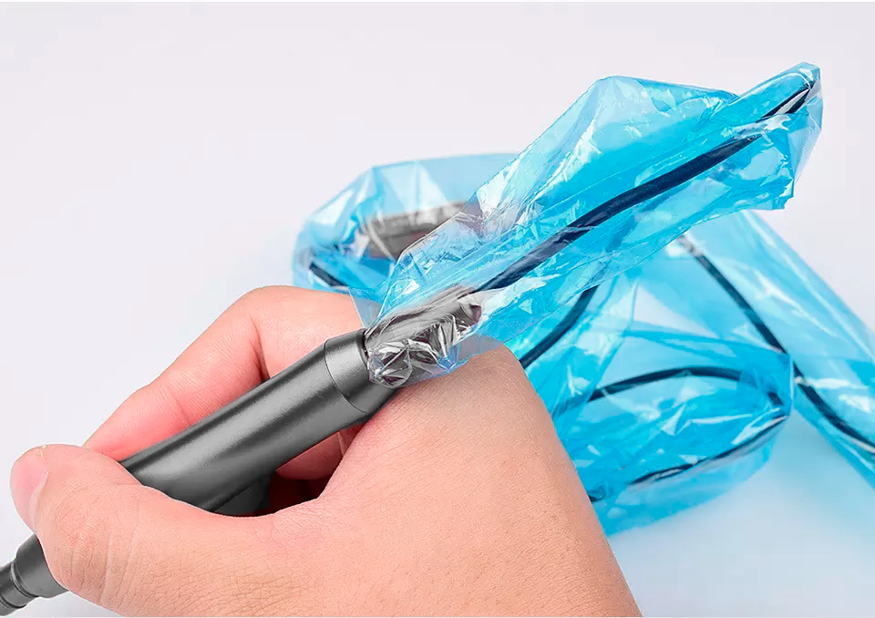 CUBIERTA DESECHABLE CABLE Y MAQUINA